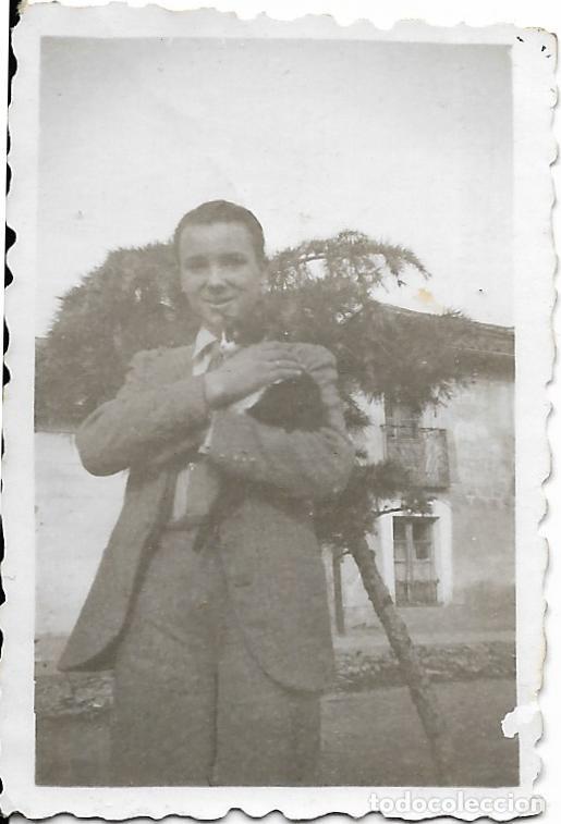 Fotografia antica: == FA860 - FOTOGRAFIA PEQUE&Ntilde;O FORMATO - JOVEN - 6,3 X 4,3 CM.