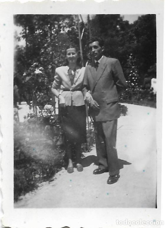 Fotografia antiga: == FA873 - FOTOGRAFIA PEQUE&Ntilde;O FORMATO - PAREJA - 6,5 X 5 CM.