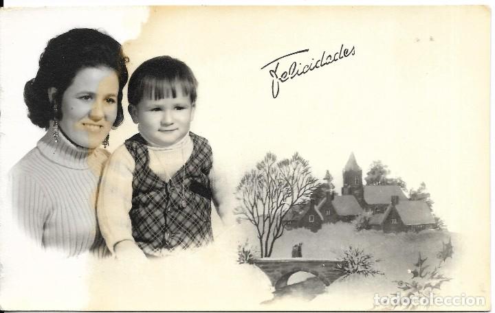 Fotografia antiga: == AD697 - FOTOGRAFIA - SE&Ntilde;ORA CON SU NI&Ntilde;ITA
