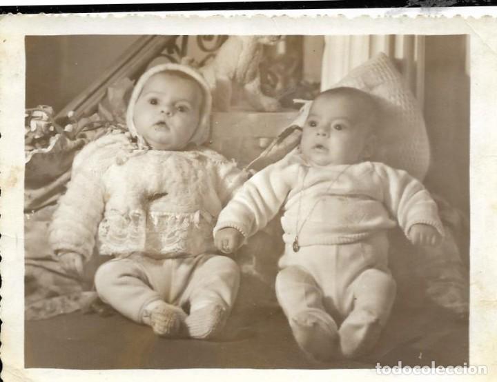 Fotografia antica: *** AF642 - FOTOGRAFIA - DOS PRECIOSOS BEB&Eacute;S