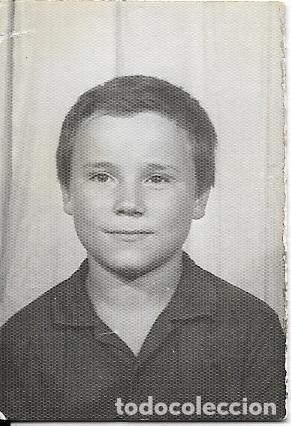 Fotografia antica: == FA888 - FOTOGRAFIA PEQUE&Ntilde;O FORMATO - JOVENCITO - 5,5 X 3,5 CM.