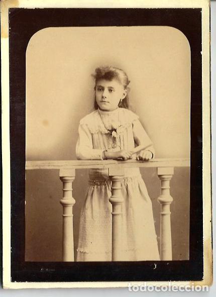 Antique Photography: 11260- EXTRAORDINARIA FOTOGRAFIA ANTIGUA- UNA NI&Ntilde;A -FOTO- - - - -