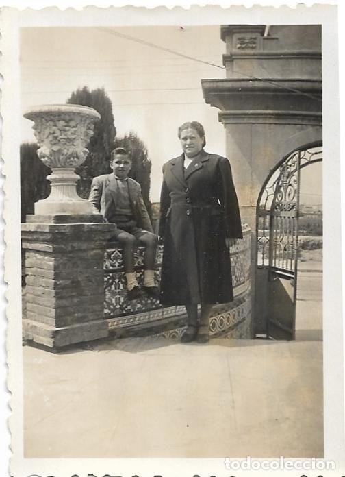 Fotografia antica: == AF912 - FOTOGRAFIA - SE&Ntilde;ORA CON UN JOVENCITO
