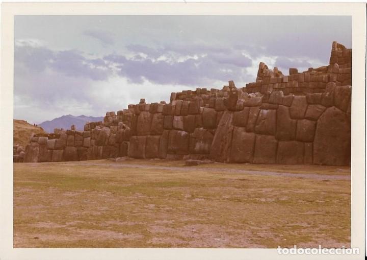 Antique Photography: == MM296 - FOTOGRAFIA - EL CUZCO - FORTALEZA DE SACSAYHUAM&Aacute;N - 1969