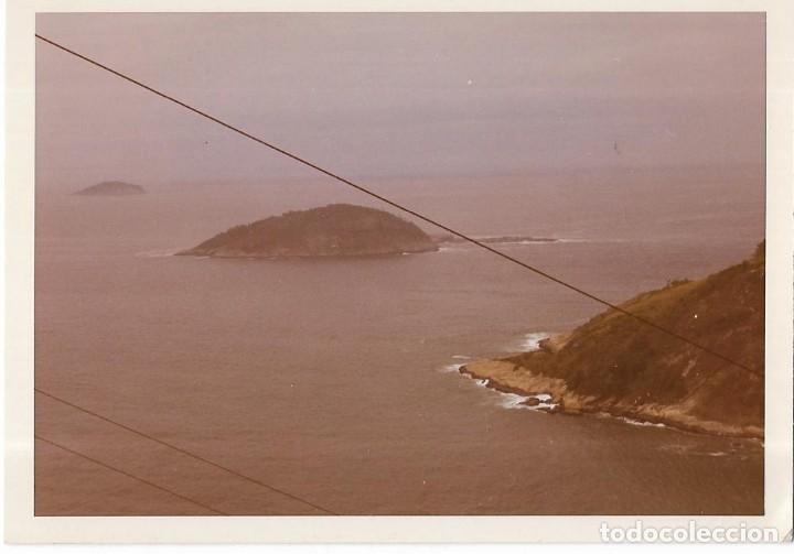 Antique Photography: :::: MM454 - FOTOGRAFIA - RIO DE JANEIRO - VISTA DESDE EL FUNICULAR AL PAN DE AZUCAR - 1969