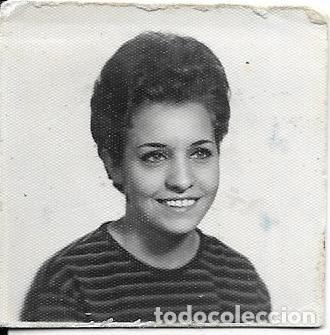 Fotografia antiga: == FP802 - FOTOGRAFIA PEQUE&Ntilde;O FORMATO - BONITA JOVEN - 4 X 4 CM.