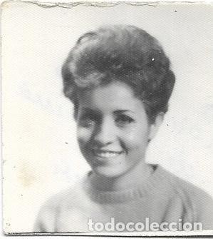Fotografia antiga: == FP803 - FOTOGRAFIA PEQUE&Ntilde;O FORMATO - BONITA JOVEN - 4 X 4 CM.