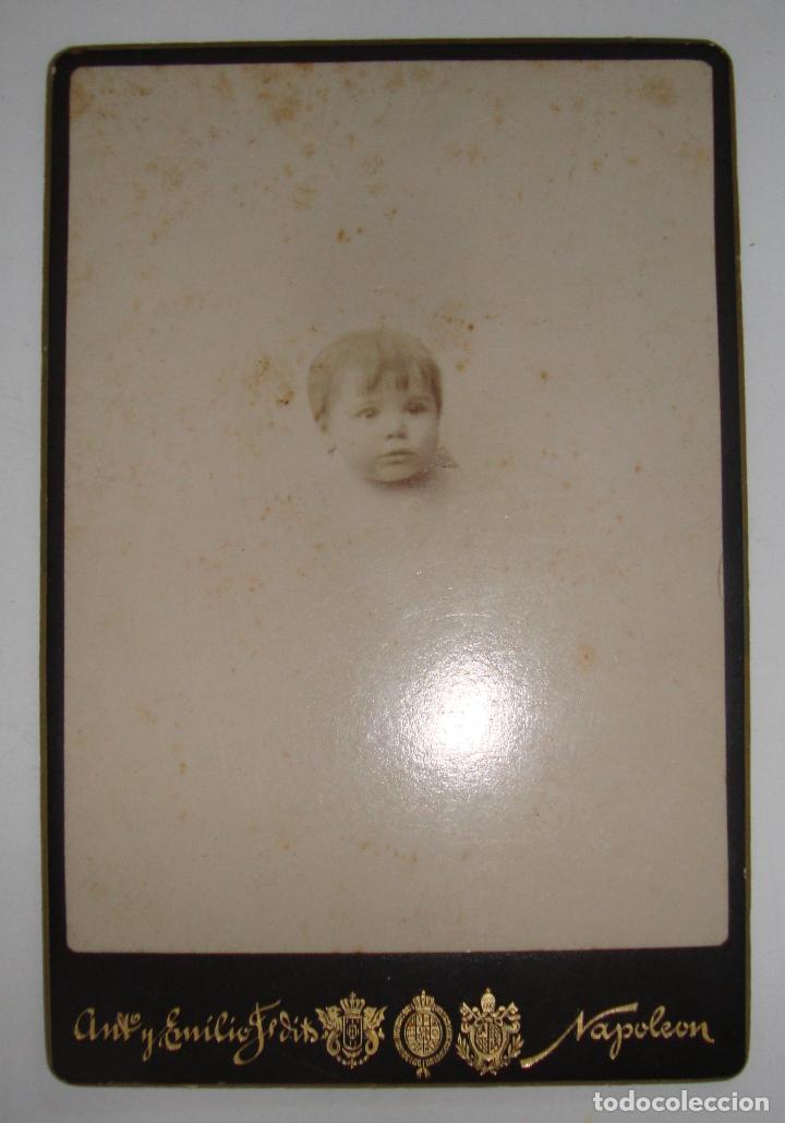 Fotografia antiga: ANTIGUA FOTOGRAFIA BEBE FOTOGRAFO NAPOLEON