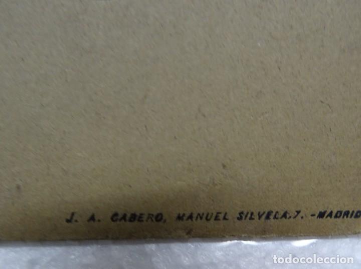 Fotografía antigua: CARTEL CON GRAN FOTOGRAFIA TEATRO CALDERON MADRID ZARZUELA LA PARRANDA COMPAÑIA LUIS CALVO CA. 1928 - Foto 3 - 116467699