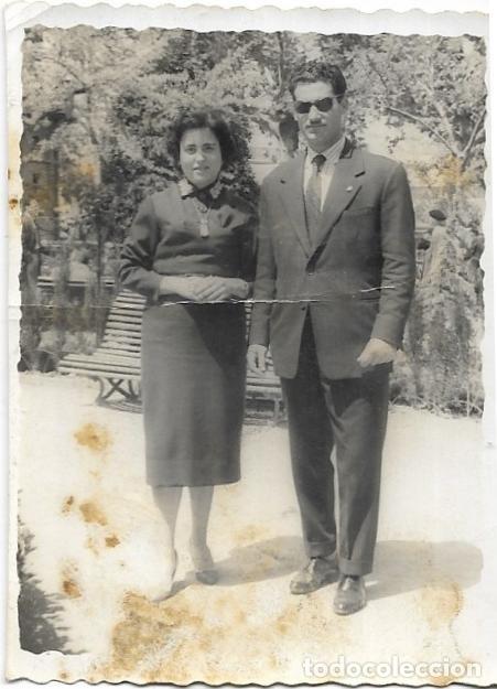 Fotograf&iacute;a antigua: == F126 - FOTOGRAFIA - PAREJA - FOTO IBA&Ntilde;EZ - ALICANTE
