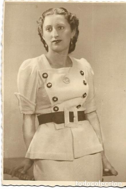 Fotografia antiga: == F190 - FOTOGRAFIA - ELEGANTE SE&Ntilde;ORA