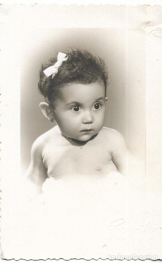 Fotografia antiga: == MM962 - FOTOGRAFIA - BONITA NI&Ntilde;ITA
