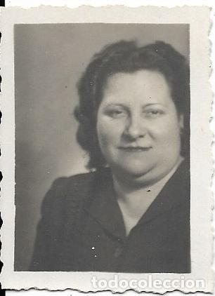 Fotografia antica: == FP530 - FOTOGRAFIA PEQUE&Ntilde;O FORMATO - SE&Ntilde;ORA - 5 X 4 CM.
