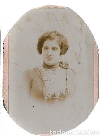 Fotografia antica: 25200-EXTRAORDINARIA FOTOGRAFIA ANTIGUA - UNA DAMA -FOTO- - - - - - -