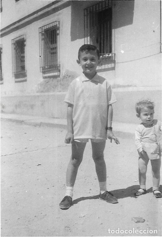 Antique Photography: :::: BB154 - FOTOGRAFIA - DOS NI&Ntilde;OS EN LA CALLE