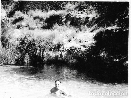 Fotografia antica: == RR194 - FOTOGRAFIA - SE&Ntilde;OR TOMANDO UN BA&Ntilde;O