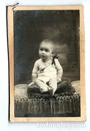 Fotografia antica: 99-EXTRAORDINARIA FOTOGRAFIA ANTIGUA DE UNA NI&Ntilde;A -FOTO -- - - - -