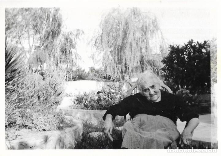 Alte Fotografie: == RR450 - FOTOGRAFIA -  ANCIANA SE&Ntilde;ORA