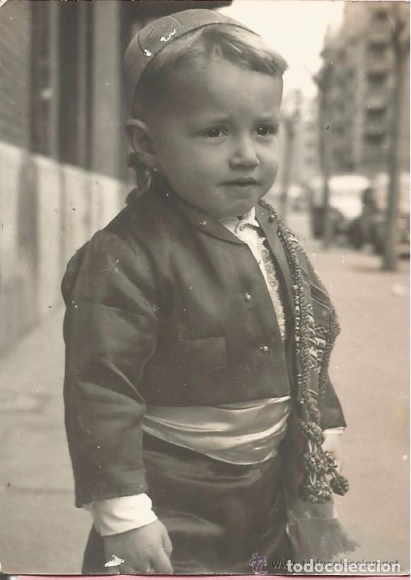 Alte Fotografie: == M807 - FOTOGRAFIA - PEQUE&Ntilde;O FALLERO - FALLAS 1963