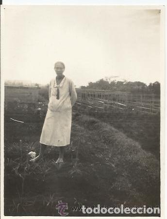 Alte Fotografie: == G411 - FOTOGRAFIA - SE&Ntilde;ORA EN EL CAMPO - 1931