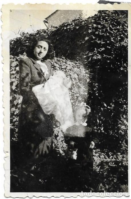Alte Fotografie: == RR371 - FOTOGRAFIA - SE&Ntilde;ORA CON SU BEB&Eacute;