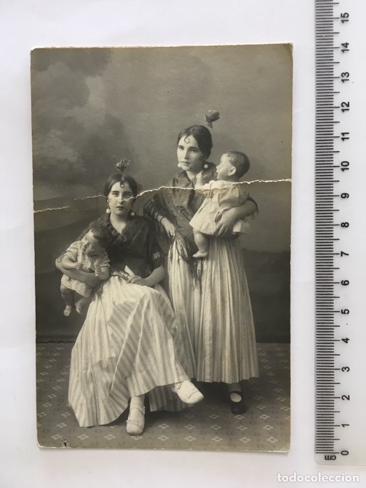 Fotografia antiga: FOTO. VAYA PAR DE FLAMENCAS. FRANCISCO J. MONTILLA. CORDOBA. H. 1900?