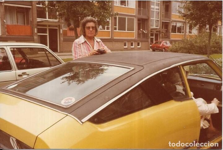 Photographie ancienne: == R781 - FOTOGRAFIA - SE&Ntilde;ORA JUNTO A UN COCHE