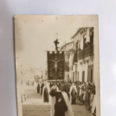 Fotografía antigua: CANYAMERAL. HERMANDAD DEL CRISTO DEL BUEN ACIERTO. SEMANA SANTA MARINERA (H.1950?). Lote 127959612