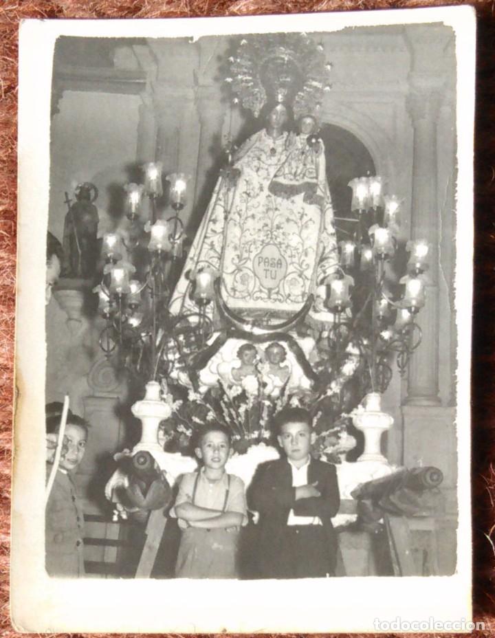Fotograf&iacute;a antigua: PASO RELIGIOSO DE VIRGEN - Foto 1