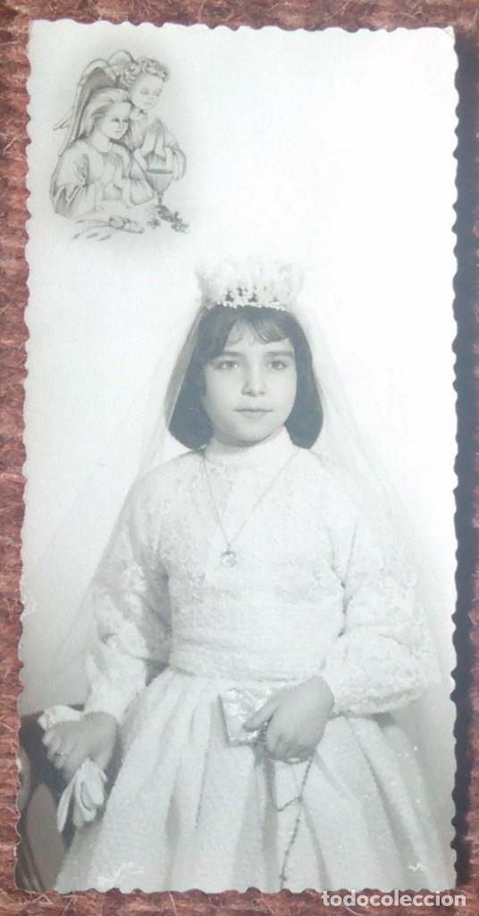 Fotografia antica: NI&Ntilde;A VESTIDA DE COMUNION