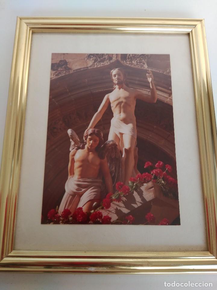 Fotograf&iacute;a antigua: Fotograf&iacute;a enmarcada del Resucitado de &Uacute;beda, firmada Baras