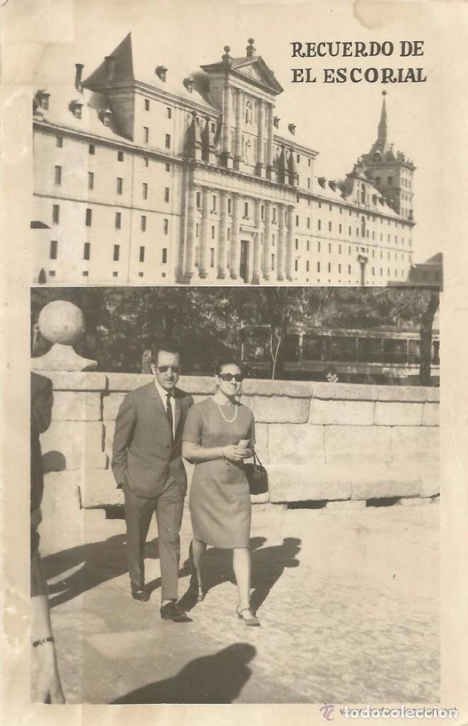 Antique Photography: == E488 - FOTOGRAFIA - PAREJA EN EL ESCORIAL
