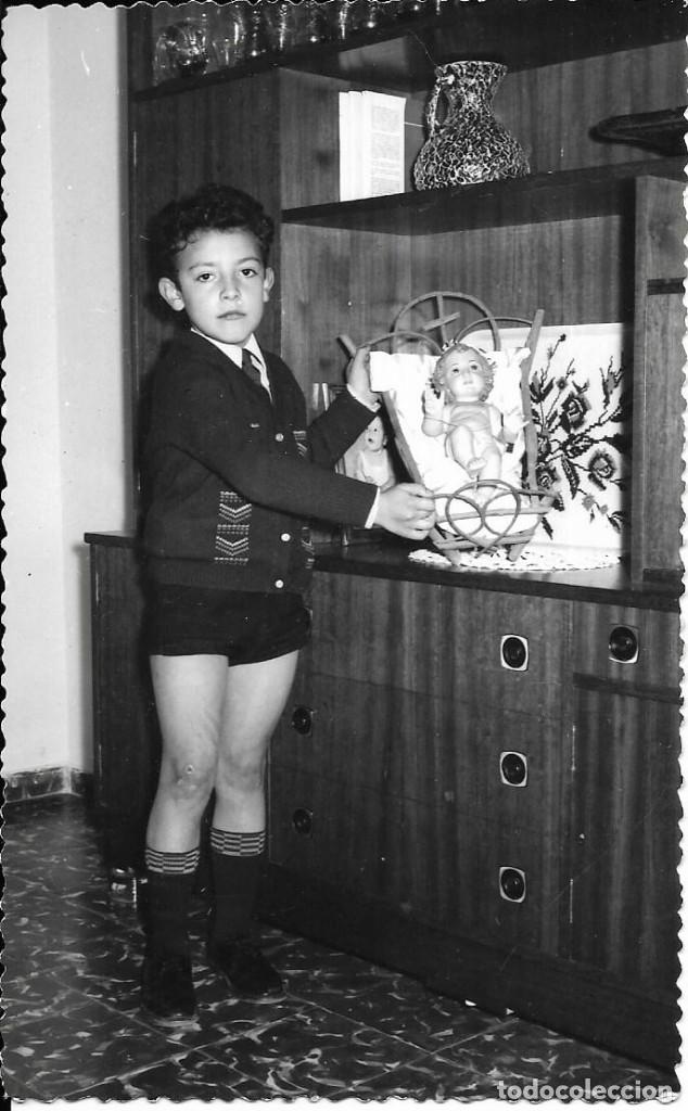 Fotograf&iacute;a antigua: == FA330 - FOTOGRAF&Iacute;A - NI&Ntilde;ITO CON EL NI&Ntilde;O JESUS