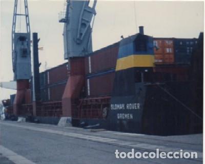 Fotograf&iacute;a antigua: FOTOGRAFIA DE BARCO. MUELLE DE CADIZ. SLOMAN ROVER   FOTOBARCO-327