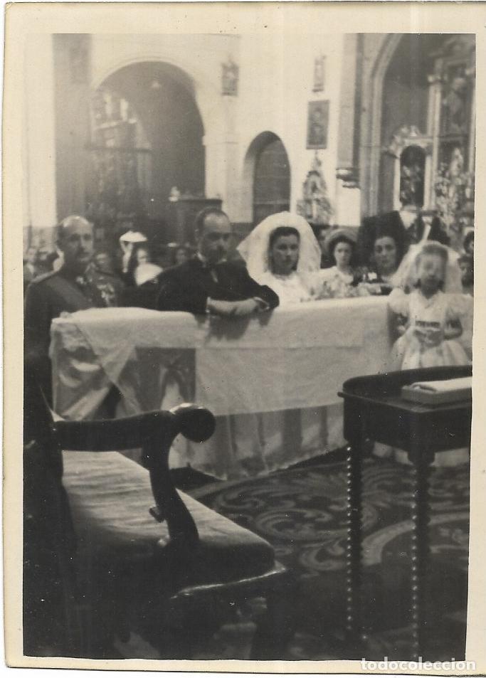 Alte Fotografie: :::: VF475 - FOTOGRAFIA - PAREJA DE NOVIOS EN EL ALTAR