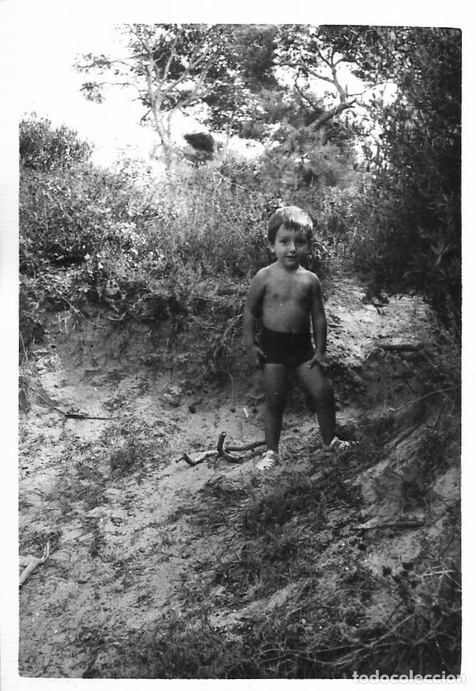 Alte Fotografie: == B545 - FOTOGRAFIA - NI&Ntilde;ITO EN EL CAMPO