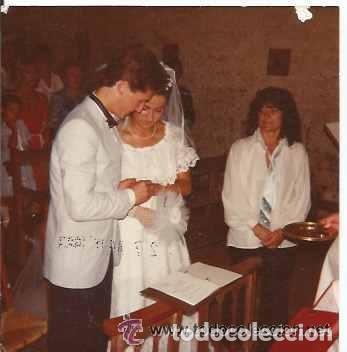 Alte Fotografie: == B138 - FOTOGRAFIA - PAREJA DE NOVIOS