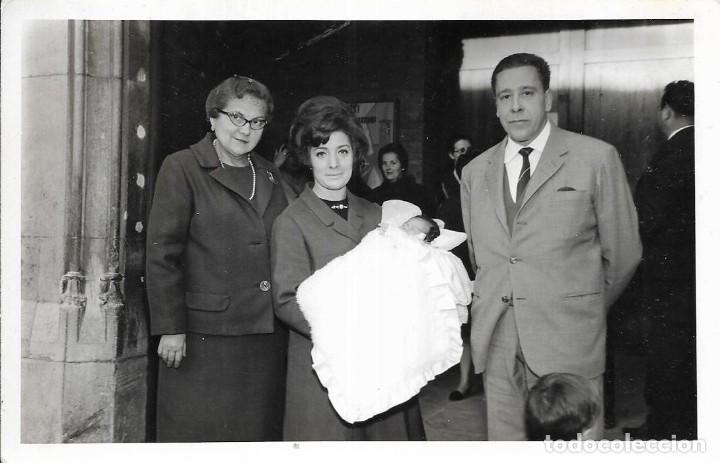 Alte Fotografie: *** QW79 - FOTOGRAFIA - SE&Ntilde;ORA CON UN BEBE EN BRAZOS