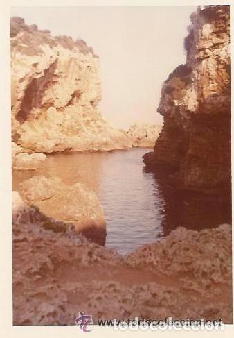 Alte Fotografie: *** QW90 - FOTOGRAFIA - CALA RAFALET - MENORCA 1970