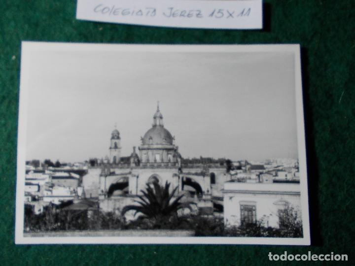 Fotograf&iacute;a antigua: Fotograf&iacute;a antigua  Colegiata Jerez 15X11