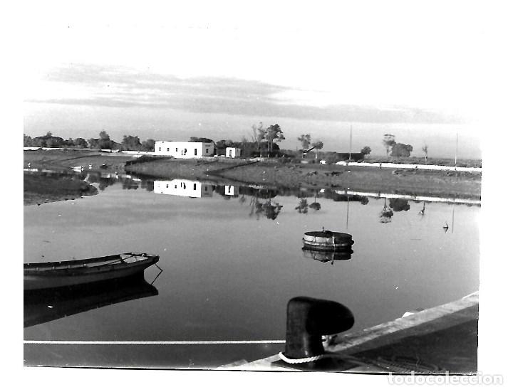 Alte Fotografie: SV- EXTRAORDINARIA FOTOGRAFIA ANTIGUA DE - CARTAGENA PEQUE&Ntilde;O PUERTO  DE DICIEMBRE DE 1977