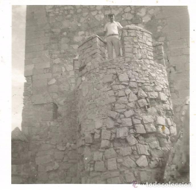 Antique Photography: :::: H17 - FOTOGRAFIA - HOMBRE EN LO ALTO DE UNA TORRE