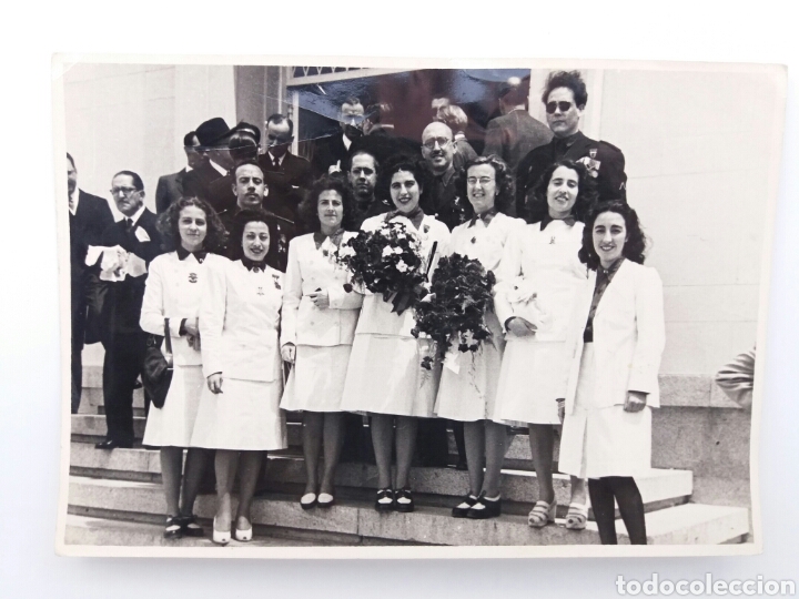 Antique Photography: Mandos Nacionales del SEU esperando a Evita Per&oacute;n a&ntilde;o 1947