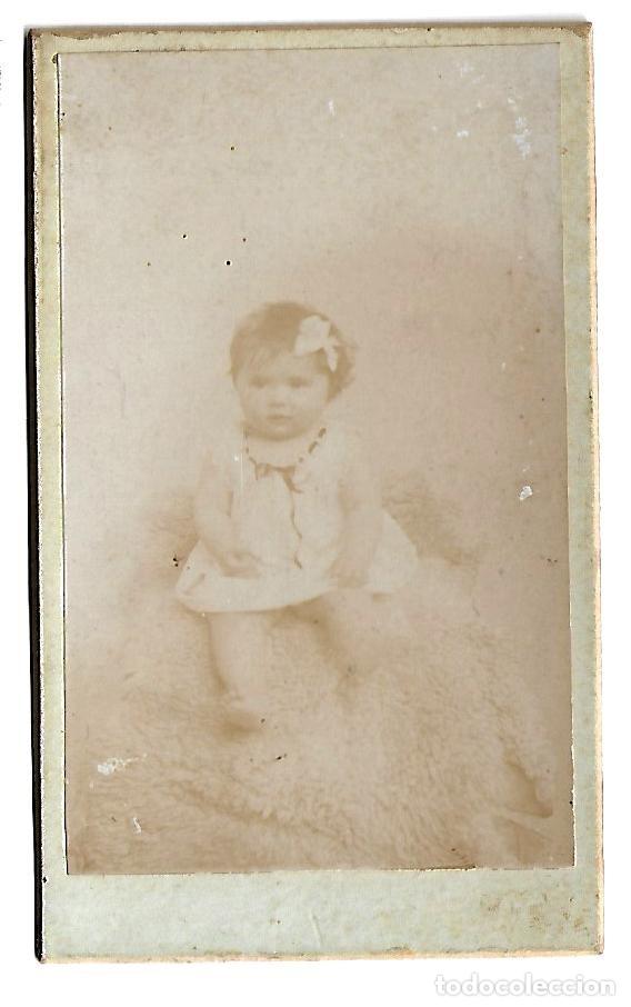 Antique Photography: ARJ-EXTRAORDINARIA FOTOGRAFIA ANTIGUA DE UNA NI&Ntilde;A - FOTO - - - - -
