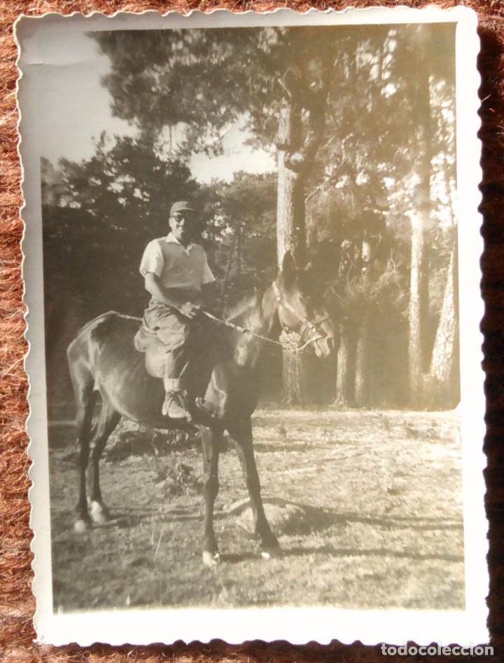 Fotograf&iacute;a antigua: JINETE A CABALLO - Foto 1