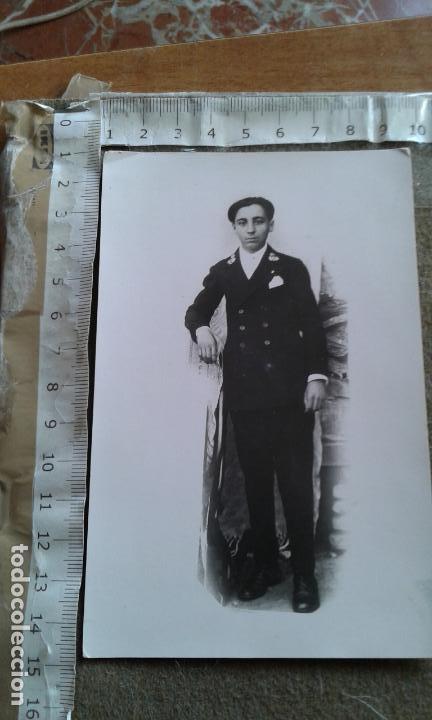 Fotograf&iacute;a antigua: FOTOGRAFIA SE&Ntilde;OR CON UNIFORME