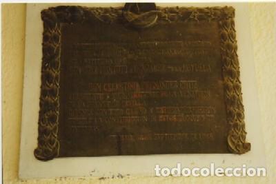 Alte Fotografie: FOTOGRAFIA DE SEVILLA. PLACA CONMEMORATIVA.        FOTSEV-086