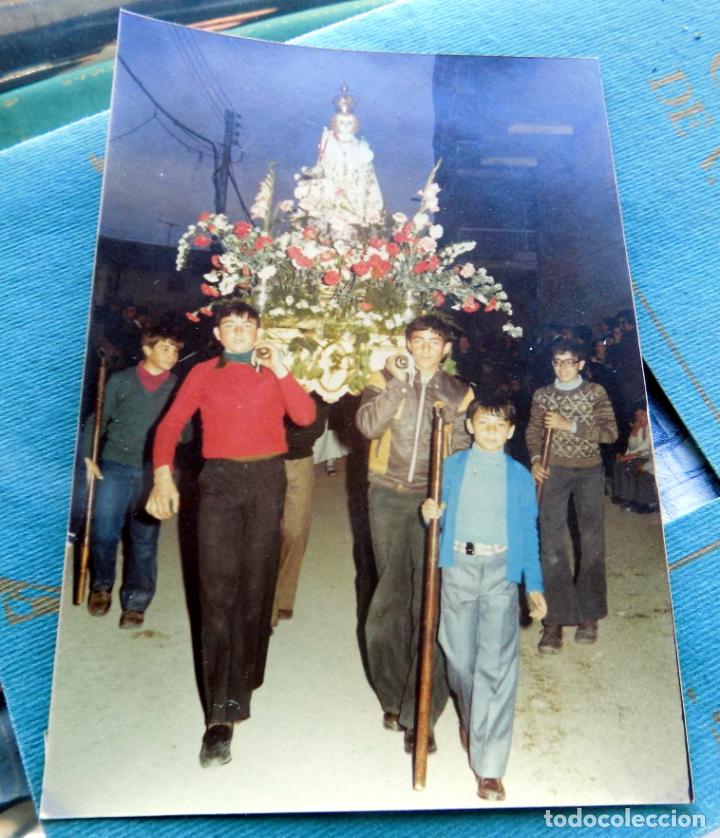 Fotograf&iacute;a antigua: fotografia, ciudad real, a&ntilde;o 74, ni&ntilde;o jesus de praga, procesion, 13 x 9