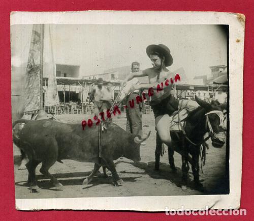 Antique Photography: FOTOGRAFIA ANTIGUA , FOTO MINUTERO , NI&Ntilde;O TOREANDO , ORIGINAL , MN76