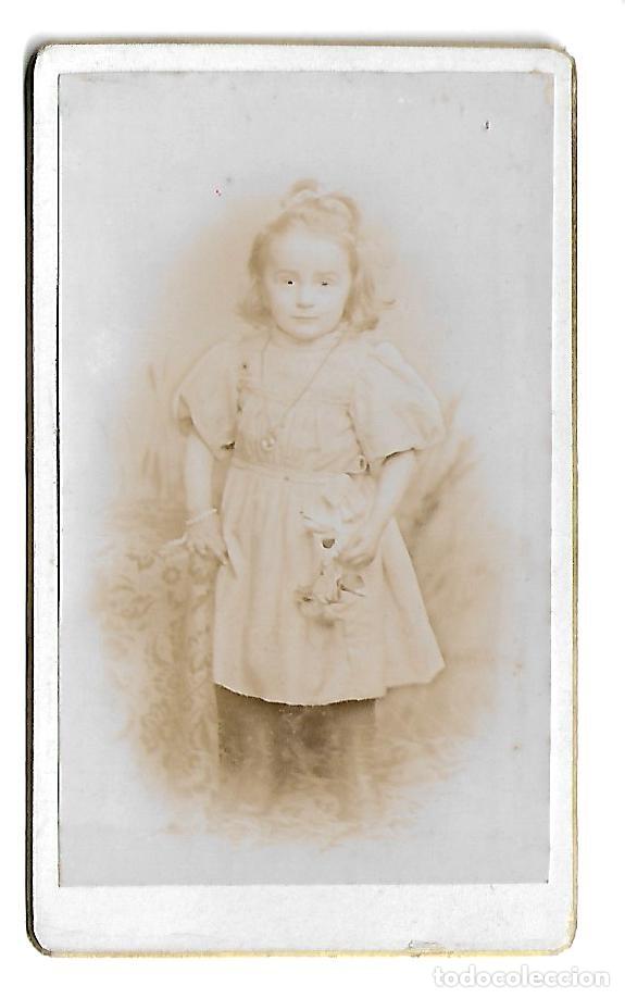 Antique Photography: E75-EXTRAORDINADIA FOTOGRAFIA ANTIGUA DE- UNA NI&Ntilde;A - FOTO - - - - -